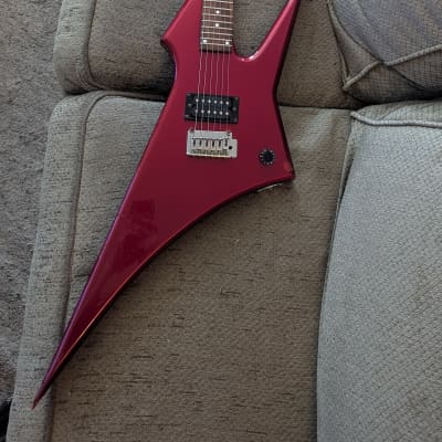 Hondo H1 Death Dagger -Guitars4cancer- 1980's Red, with | Reverb