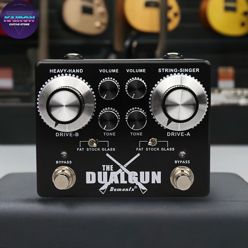 Demon FX DemonFx The Dual Gun Overdrive Electric Guitar Clone Pedal