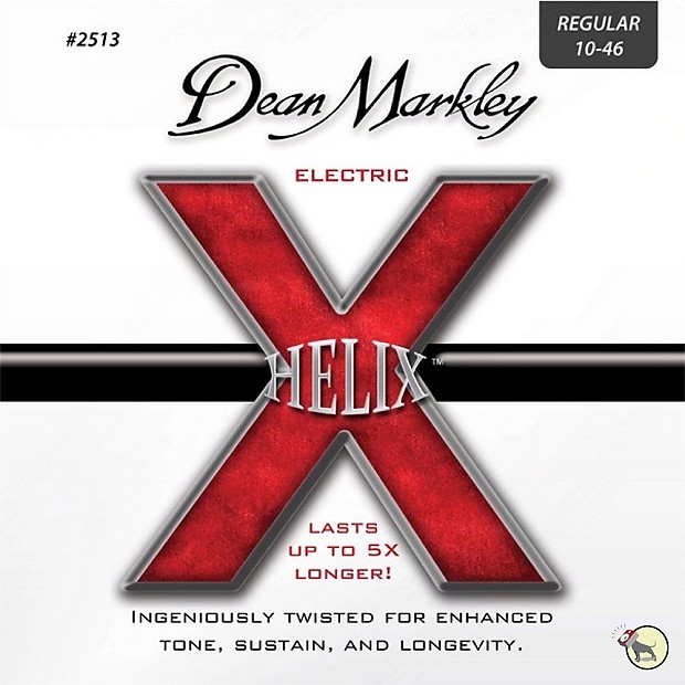 Dean Markley 2513 Helix HD Electric Guitar Strings - Regular (10-46) image 1