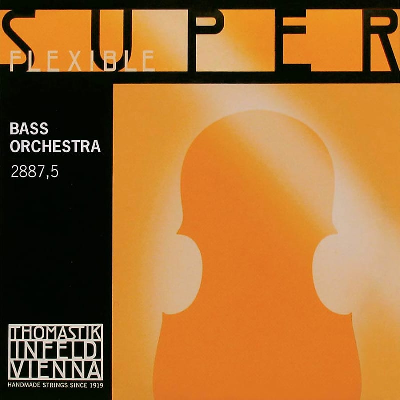 Thomastik Superflexible TH-2887-5 double bass string E-4 3/4 | Reverb
