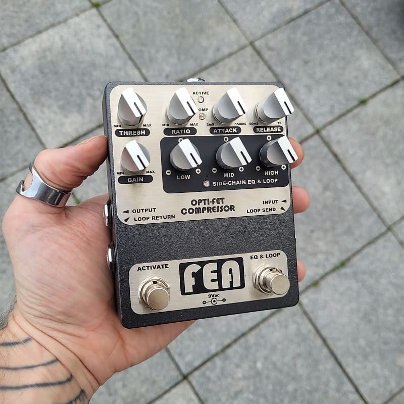 FEA Labs - Opti-FET Compressor (2025 Black Chrome) | Reverb