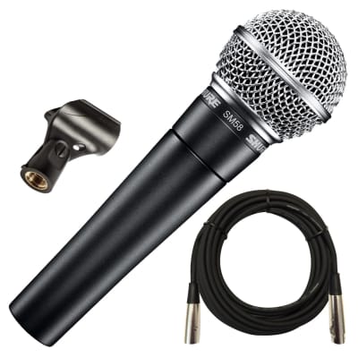 Shure SM58-LC Dynamic Vocal Microphone CABLE KIT image 1