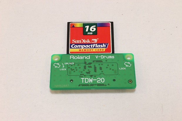 Roland TDW 20 Expansion Card TDW20 TD 20 Expanded Drum Module Brain V Drum