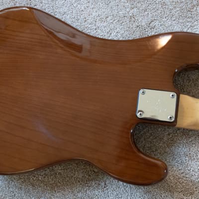 Left Handed rare Fender Precision Bass 1977-78 Walnut Mocha w Fender case completely original image 19
