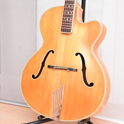 Höfner President – 1959 German Vintage Solid Carved Archtop Jazz Guitar / Gitarre for sale