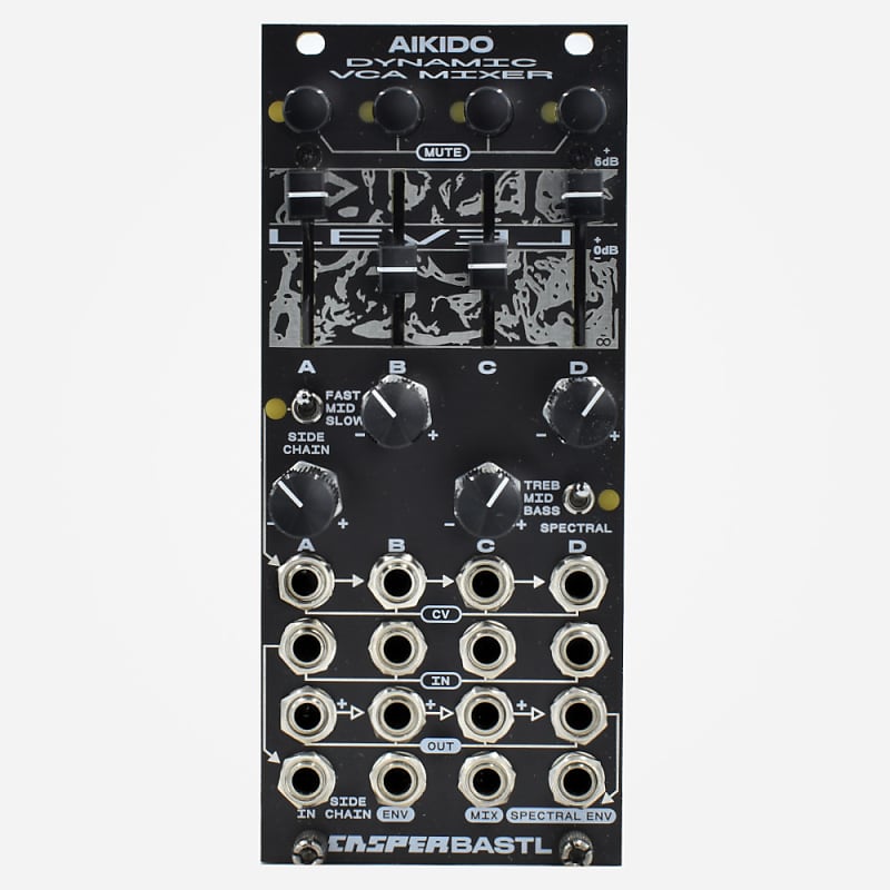 Bastl Instruments AIKIDO Eurorack Quad Performace VCA Mixer with Envelope Follower and Mutes image 1