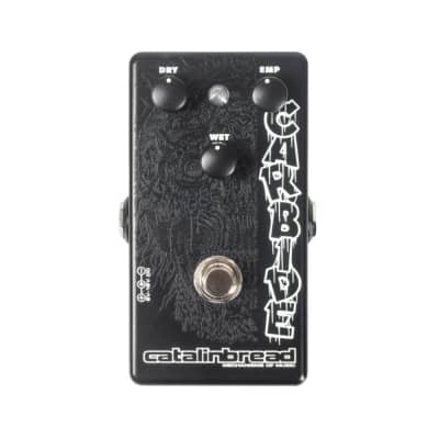 Catalinbread Carbide Distortion Pedal with DC Power Supply from 9 to 15 Volts, Low and High Knobs, Dry Volume and Wet Volume Controls for sale