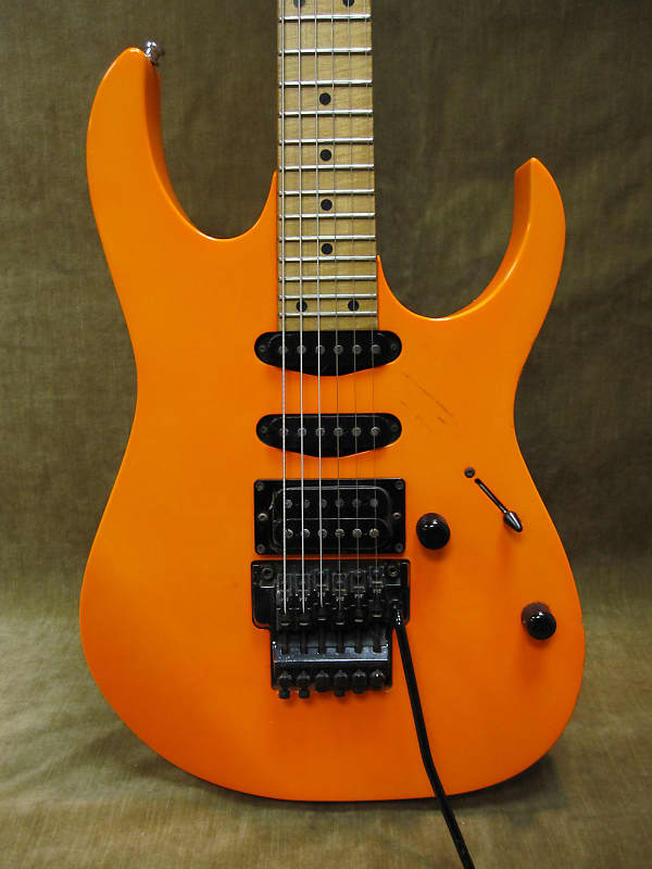 1989 Ibanez RG 560 MIJ Rare Carotene Orange Shredders Delight All