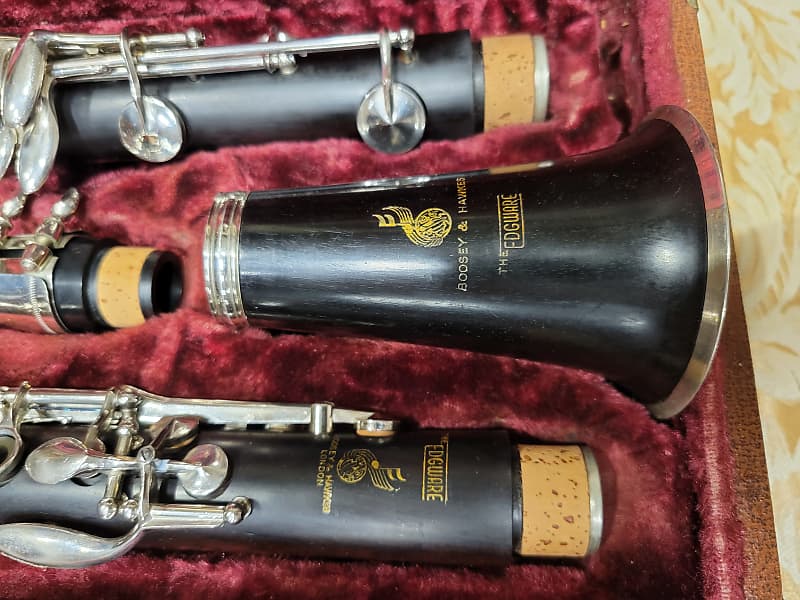 Boosey & Hawkes Edgeware Clarinet, Completely Overhauled with original  M.P., Ligature & Cap