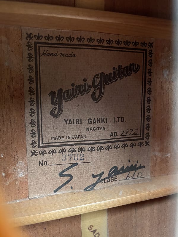 S. YAIRI 3702 1972 Reverb