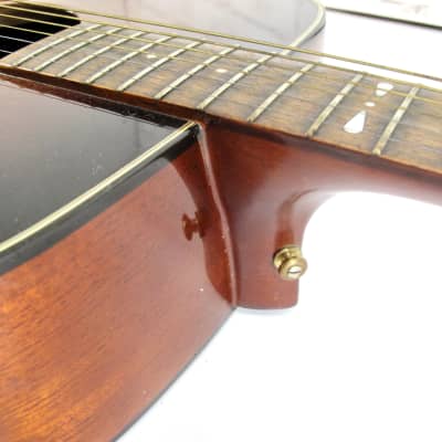 Sigma DM-4 S by C.F. Martin Acoustic Sunburst Guitar Korea w/hard case image 5