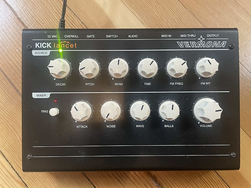 Vermona Kick Lancet Desktop Analog Kick Drum Reverb Canada