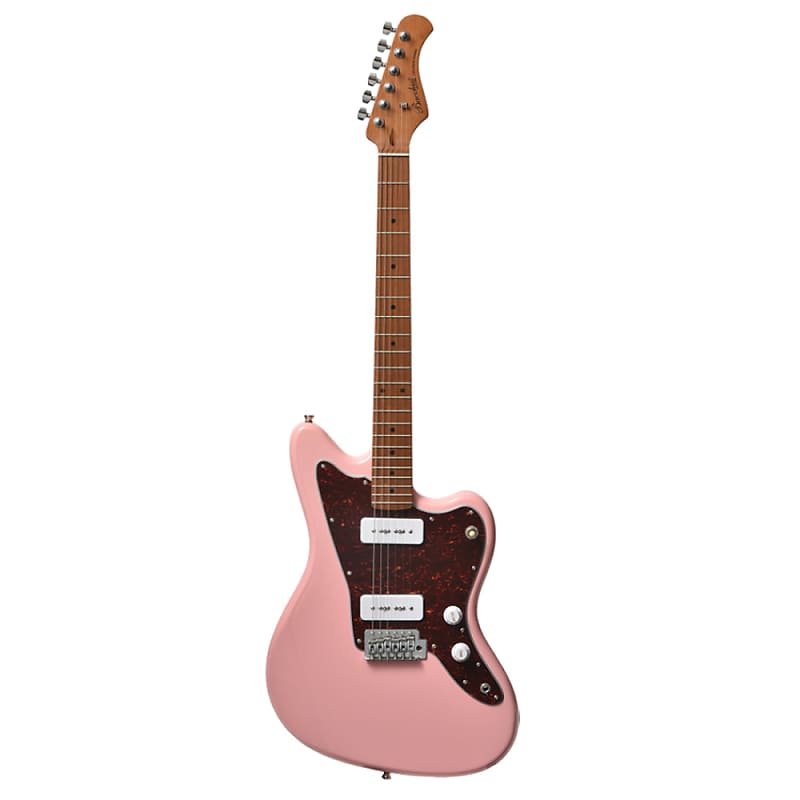 Bacchus BJM-1RSM/M-SLPK Universe Series Roasted Maple Electric Guitar,  Shell Pink