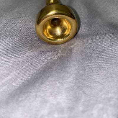 Bach Vincent Bach CORP . 2C 70s - Gold Plated Mouthpiece image 3