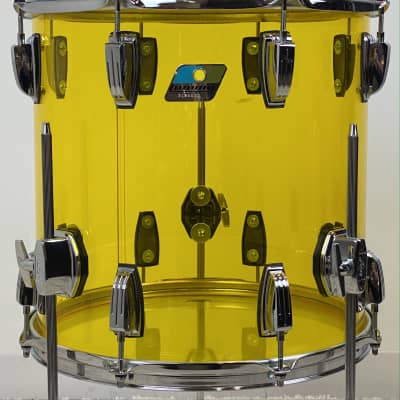 Ludwig 18/12/14/5x14" Vistalite Jazzette Drum Set - Yellow Vistalite w/ Exclusive 18" BD! image 8