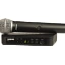 Shure BLX24/PG58-J10 Wireless System with PG58 Handheld Microphone Transmitter & BLX2 Transmitter, 5
