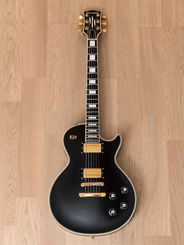 2010 Edwards by ESP E-LP-98LTC Custom Black Beauty, | Reverb