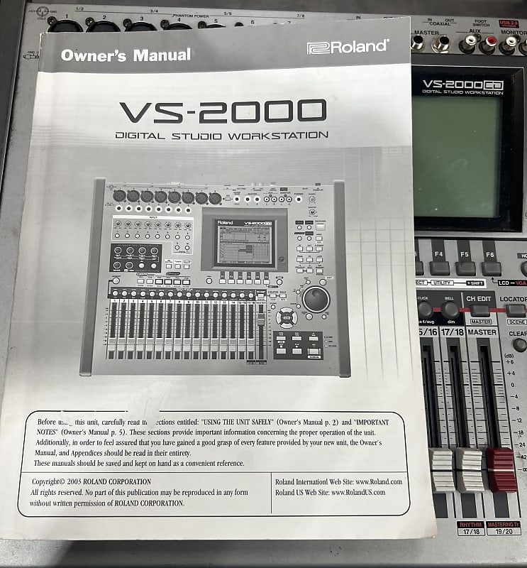 Roland VS-2000CD Digital Studio Workstation | Reverb Canada