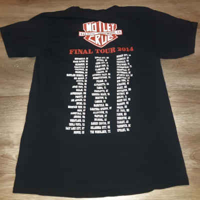 MOTLEY CRUE FINAL TOUR - ALL BAD THING MUST COME TO AN END T-SHIRT - SIZE MEDIUM image 3