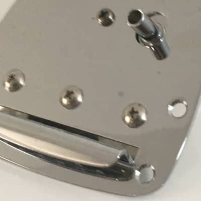 Light NOS Relic Vintage Spec Tremolo Bridge Tail Piece for Fender Jazz Jaguar Style Bridge + Mounts image 3
