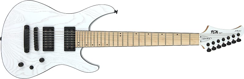 FGN J Standard Mythic JMY7-Ash-M 7 String Open Pore White | Reverb