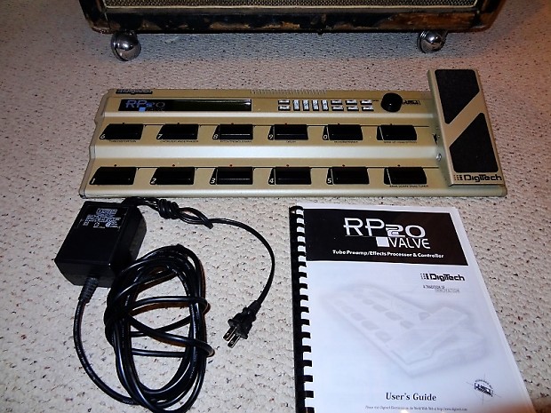 Digitech RP20 Valve Test - YouTube
