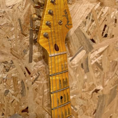 Fender Custom Shop Limited Edition '55 Bone Tone Strat Relic - Aged Hle Gold, Gold Hardware image 2