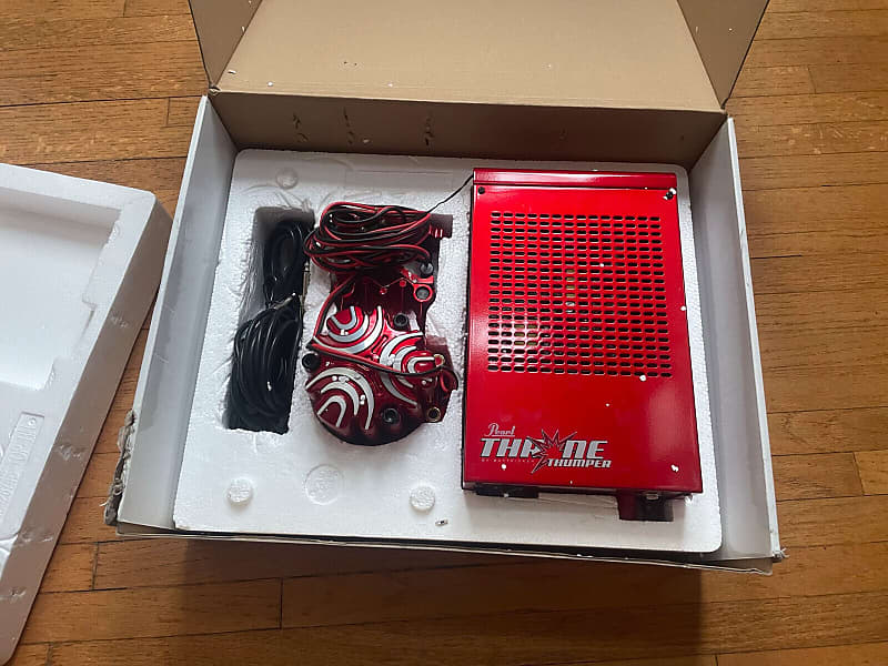 Pearl THMP1 Throne Thumper Buttkicker Red Reverb