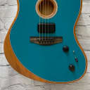 Fender American Acoustasonic Jazzmaster Acoustic Guitar, Ocean Turquoise - DEMO