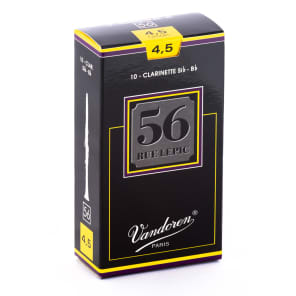 Vandoren CR5045 Rue Lepic Bb Clarinet Reeds - Strength 4.5 (Box of 10)