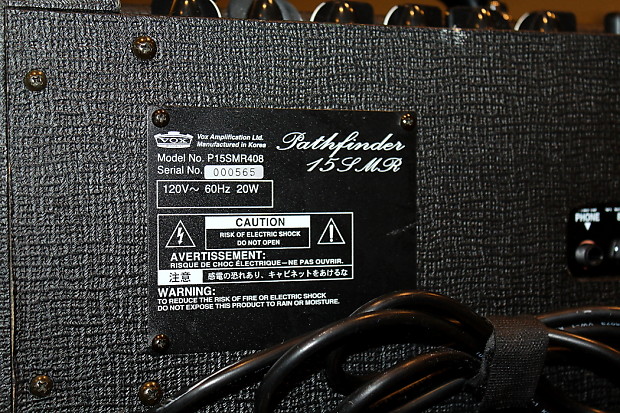 Vox pathfinder 15 smr p15smr408 Head and 4x8 Vox Cabinet
