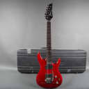 Ibanez JS100 Joe Satriani Transparent Red + Upgraded EMG Pickups + Hardshell Case