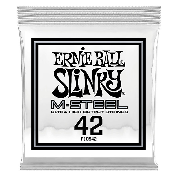 Ernie Ball P10542 .042 M-Steel Wound Electric Guitar Strings (6-Pack) image 1