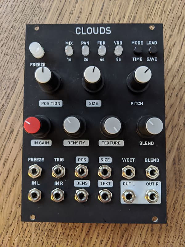 Mutable Instruments Clouds clone with "Murdered Out" panel image 1