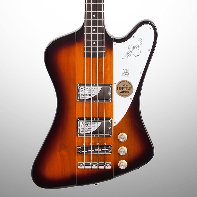 Epiphone Thunderbird Vintage Pro Electric Bass, Tobacco Sunburst image 1