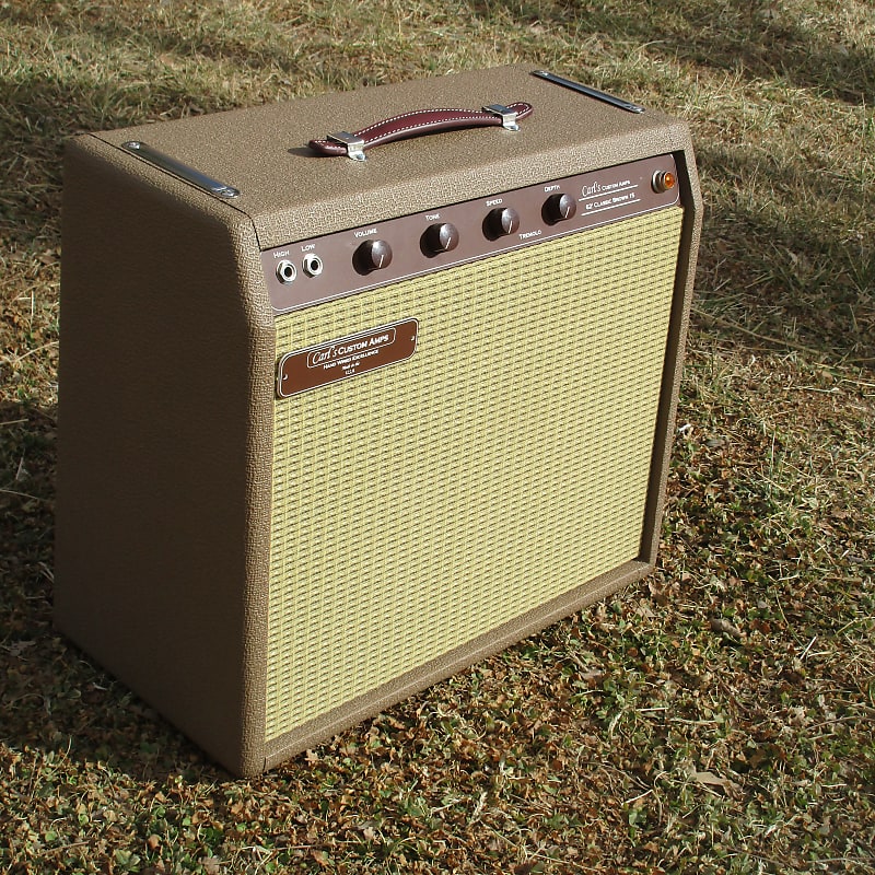 Carl's Custom Amps Classic 62 Brown 15W Brownface Princeton Style 1x10 version image 1