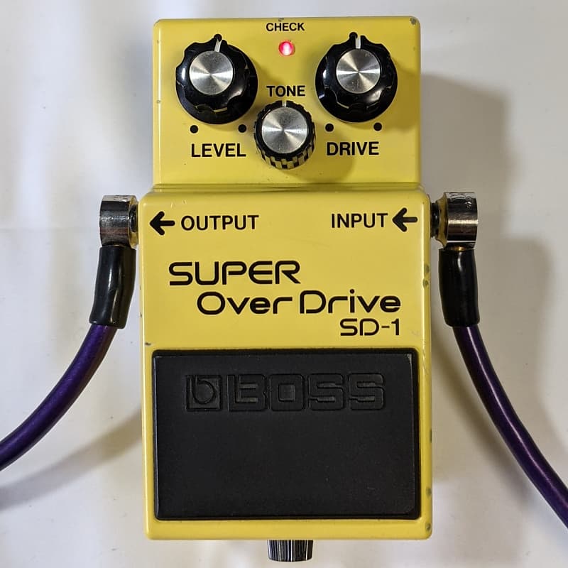 Boss SD-1 Super Overdrive 1981 - 1988 Made In Japan socketed&PSA MOD