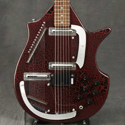 Stars ELS-1 Electric Sitar Red Crack - Shipping Included* | Reverb