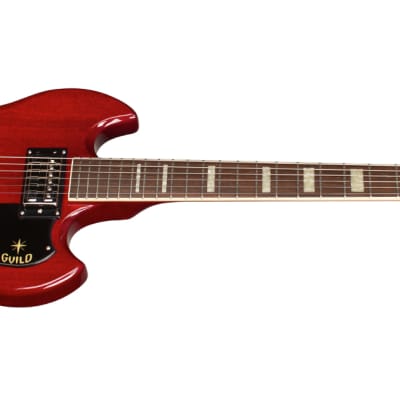 Guild S-100 Polara Electric Guitar Cherry w' Gig bag for sale