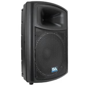 Seismic Audio PWS-15 Active 1x15" Molded 600w Powered Speaker