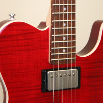 G&L Tribute ASAT Deluxe Carved Top, Transparent Red image 3