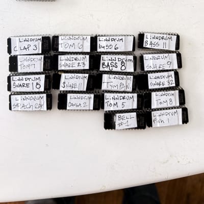 35 rare Linn Drum alternative EPROMs for a DX / DX Stretch