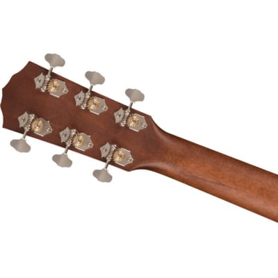 Fender Paramount PD-220E  Acoustic Guitar, Aged Cognac Burst image 7