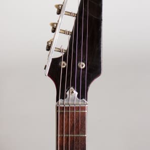 Wandre  Polyphon Beta Semi-Hollow Body Electric Guitar (1964), black hard shell case. image 5