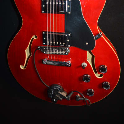 Hamer Echotone XT Series Semi-Hollow F Hole Electric Guitar w/ Roland GK-3 and Hardshell Case image 1