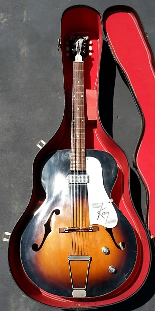 Kay archtop electric guitar deals