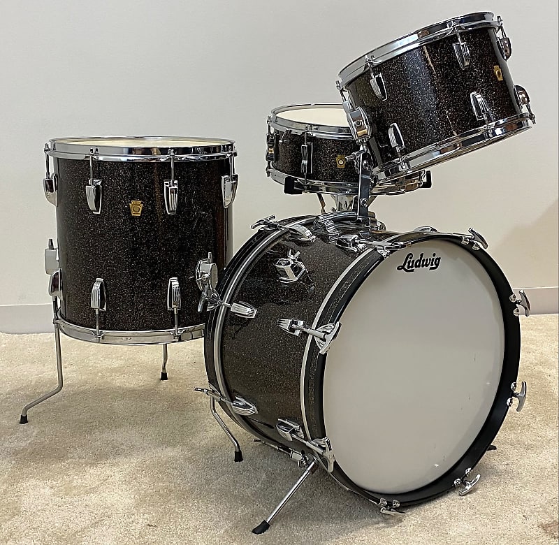 Ludwig No. 995 Jazzette Outfit 8x12 / 14x14 / 12x18" Drum Set 1960s image 1