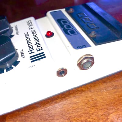 DOD FX85 Harmonic Enhancer pedal 1985 White treble boost gain drive vintage RARE!!! image 2