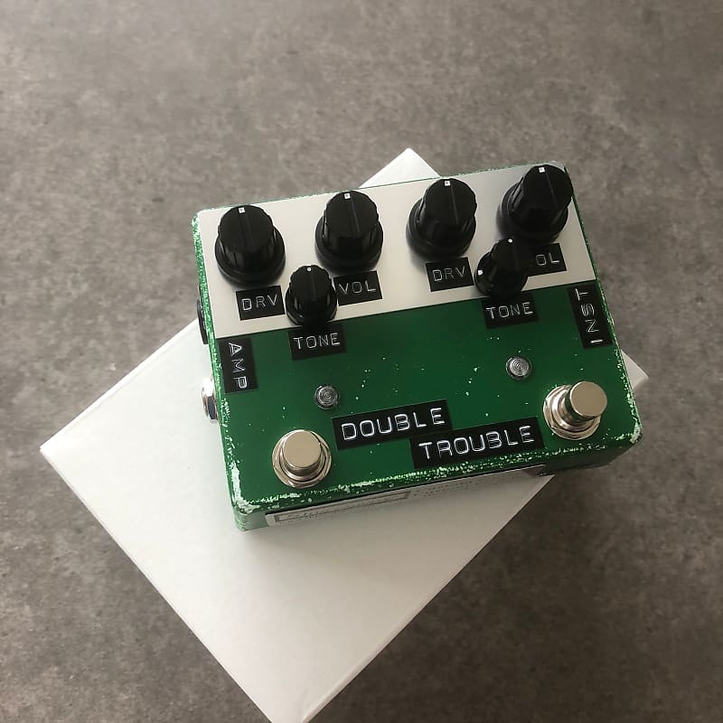 Shin's Music Double Trouble Green Relic 2022 | Reverb