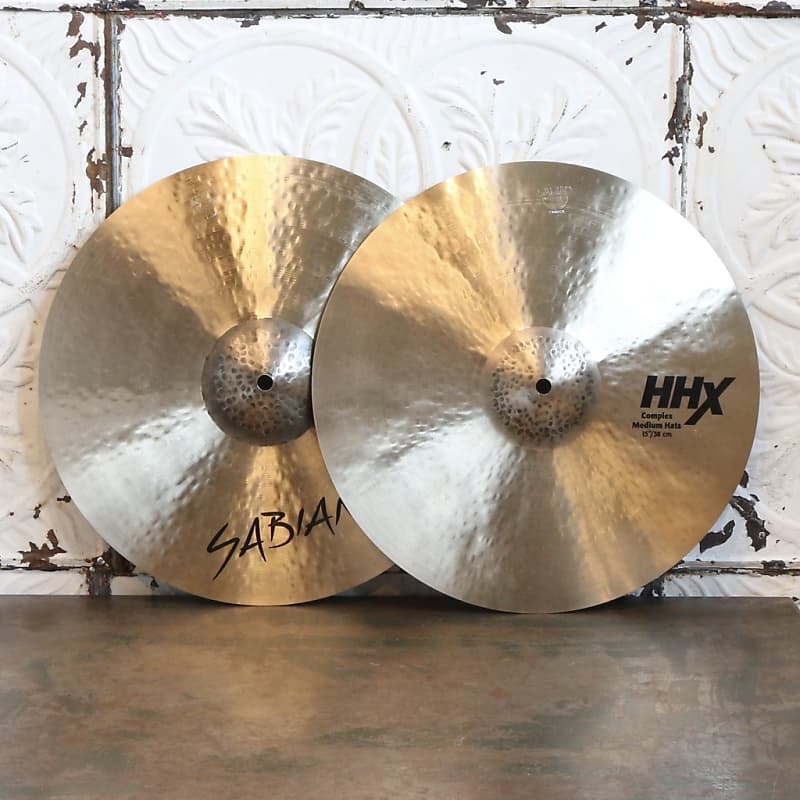 Sabian 15" HHX Complex Medium Hi-Hat Cymbals (Pair) image 3